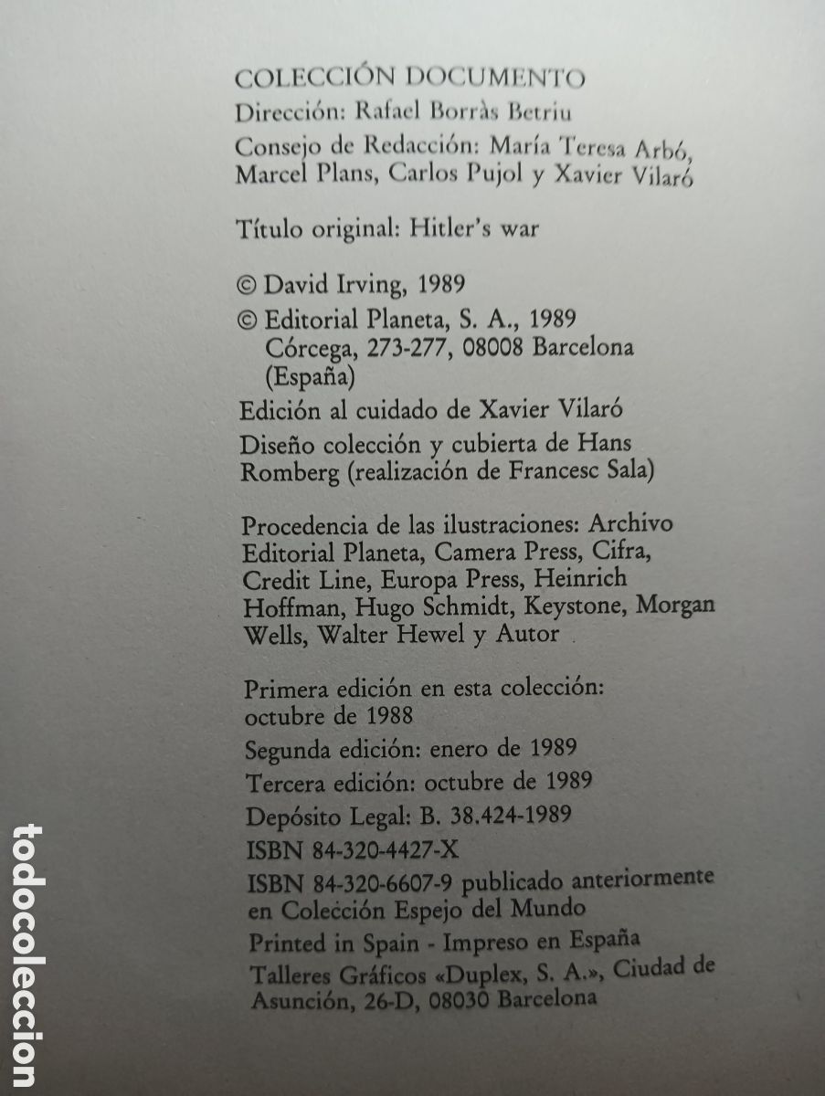 Libros de segunda mano: LA GUERRA DE HITLER, DAVID IRVING, - Foto 5