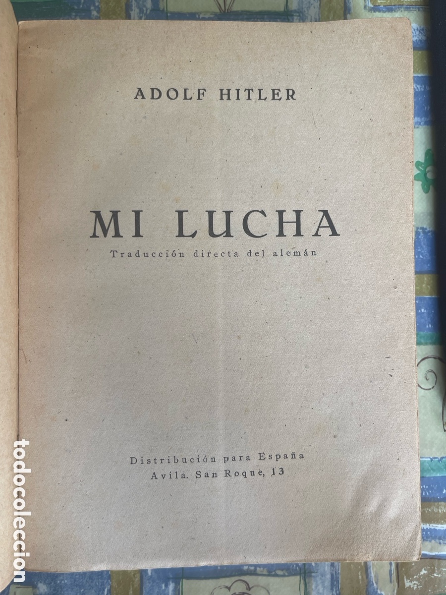 Libros de segunda mano: Mi Lucha - Adolf Hitler 1937 - Foto 5
