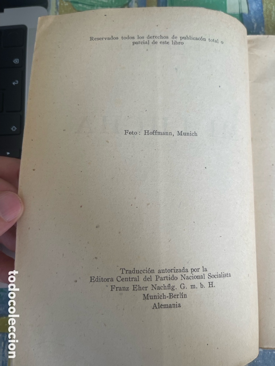Libros de segunda mano: Mi Lucha - Adolf Hitler 1937 - Foto 6