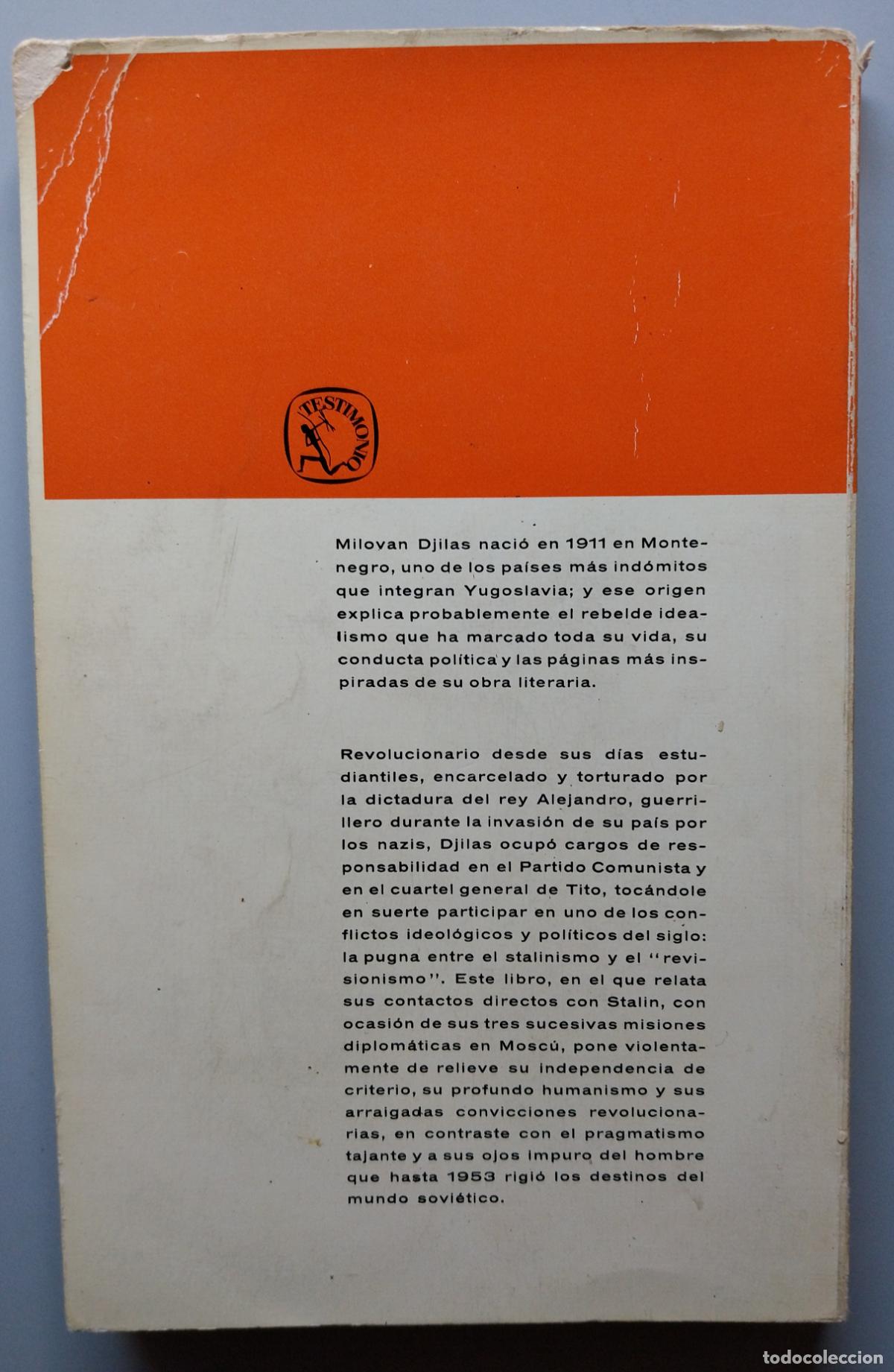 Libros de segunda mano: conversaciones con stalin - Foto 2