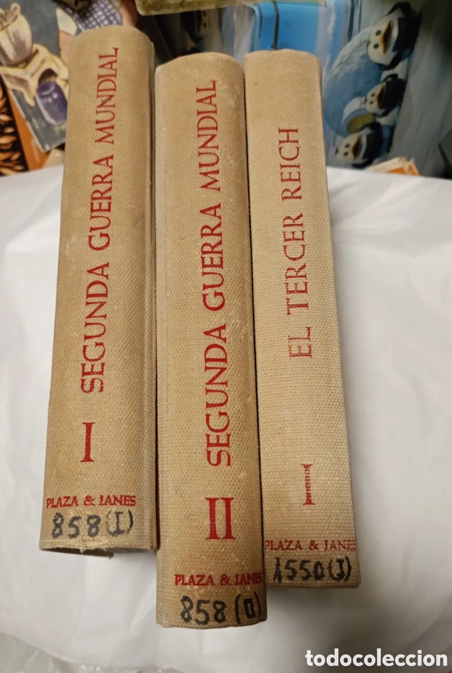 Libros de segunda mano: 3 tomos plaza & Janes segunda guerra mundial