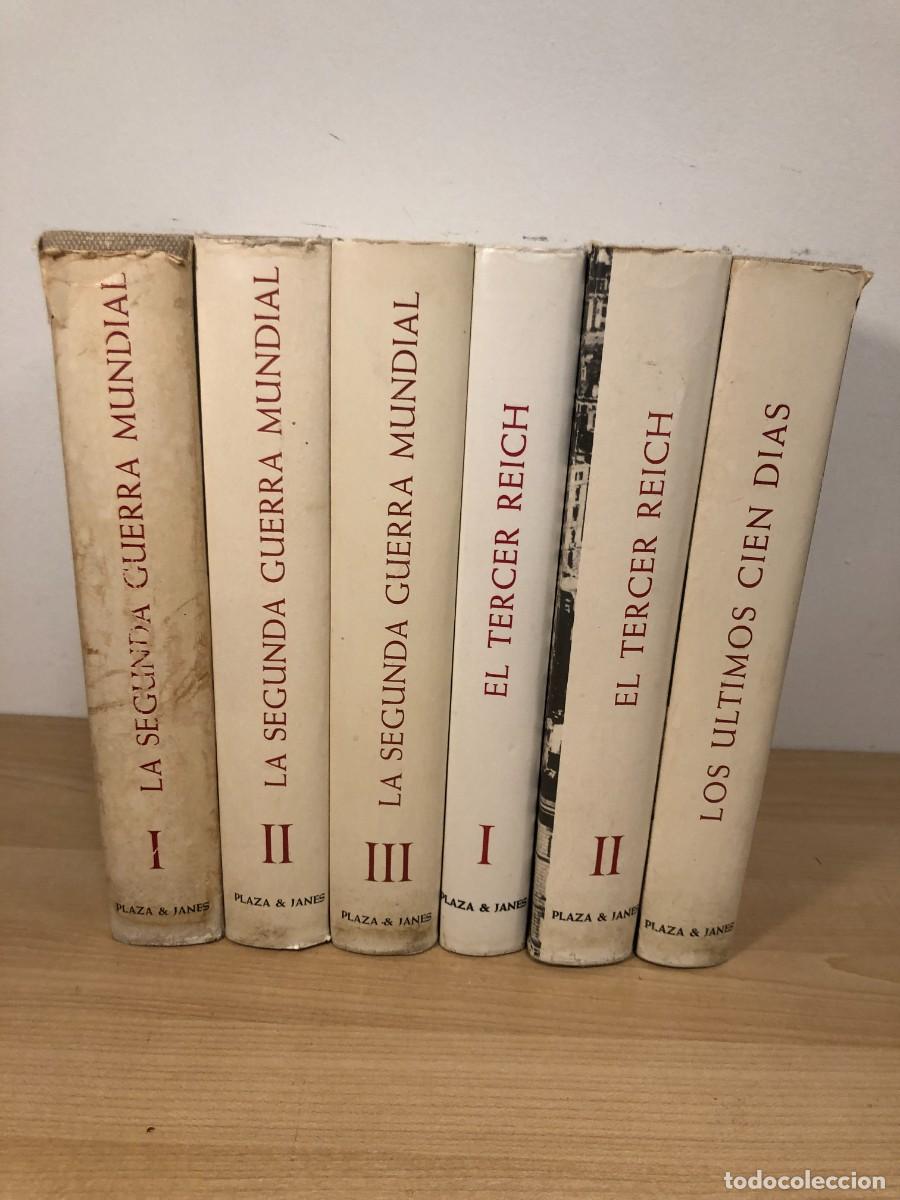 Libros de segunda mano: Segunda Guerra Mundial Tercer Reich Los &uacute;ltimos cien d&iacute;as 6 tomos Plaza Jan&eacute;s 1976
