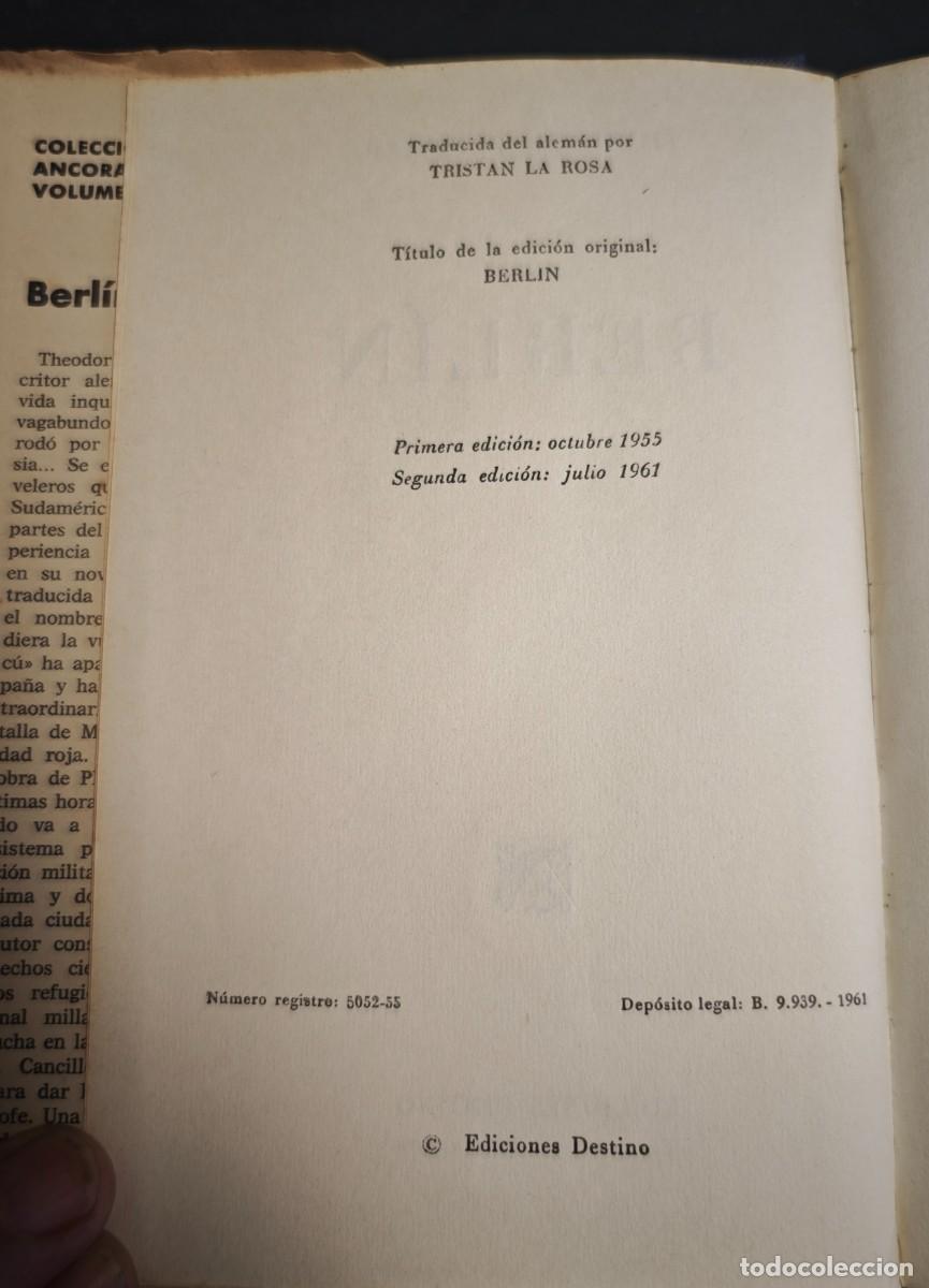 Libros de segunda mano: BERLIN - THEODOR PLIEVER - Foto 3