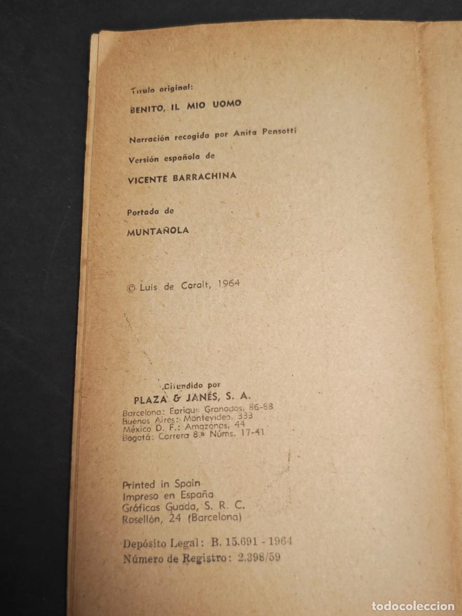 Libros de segunda mano: BENITO MI HOMBRE - RAQUEL MUSSOLINI - Foto 3