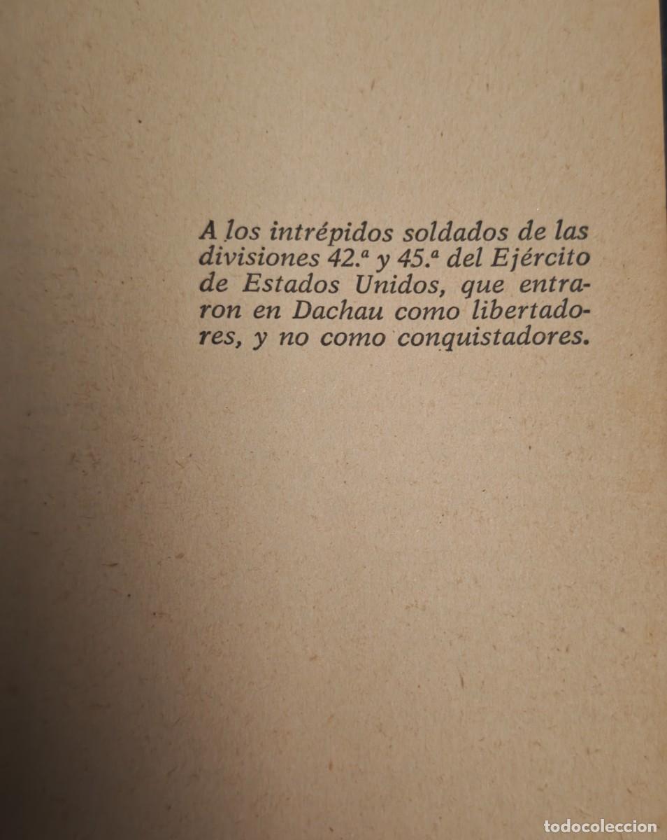Libros de segunda mano: DACHAU - TESTIMONIO DE UN SUPERVIVIENTE - Foto 3