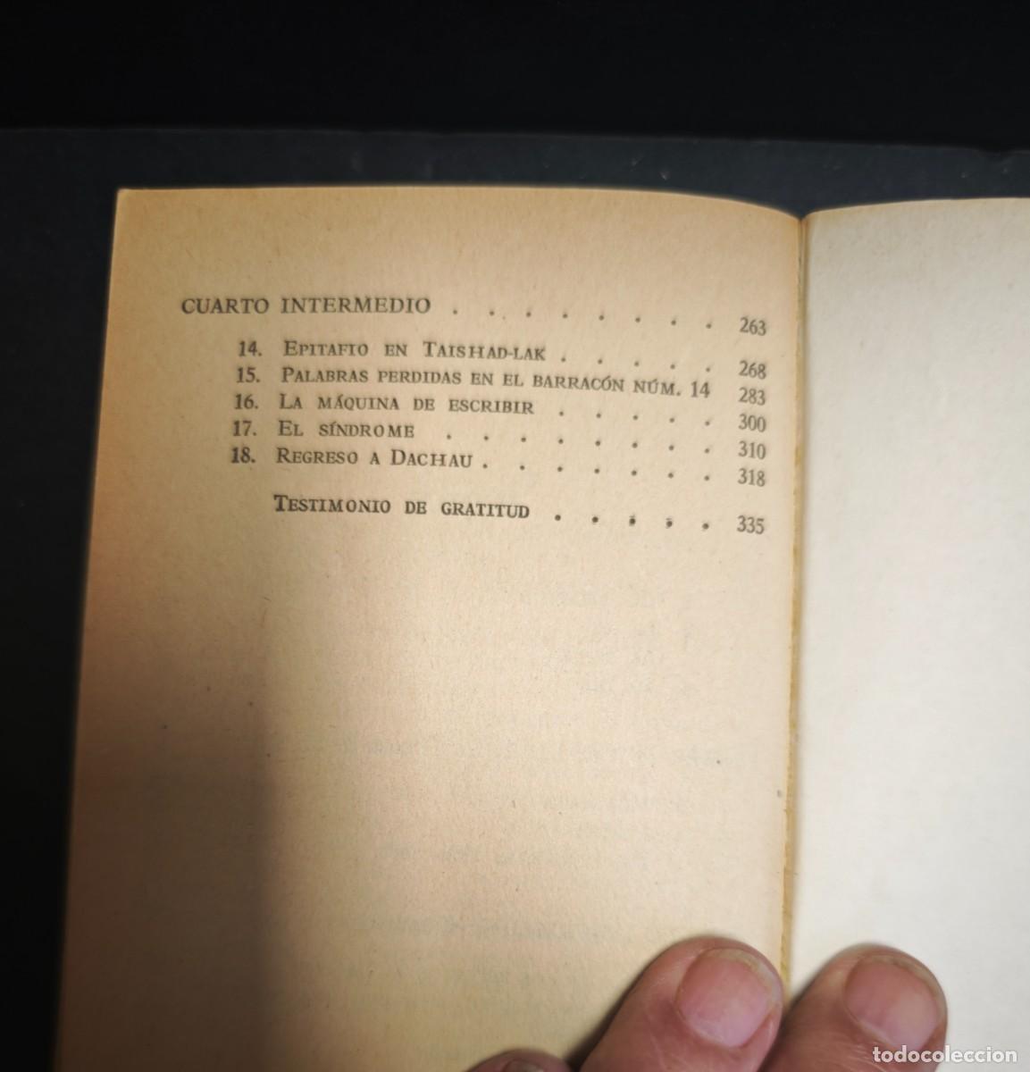 Libros de segunda mano: DACHAU - TESTIMONIO DE UN SUPERVIVIENTE - Foto 7