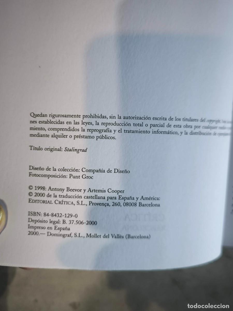 Libros de segunda mano: Stalingrado. Antony Beevor. - Foto 4