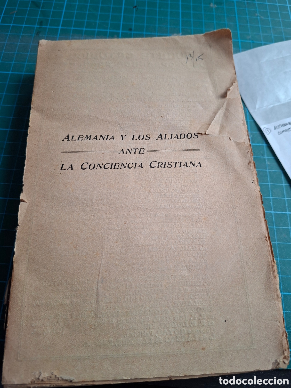Libros de segunda mano: Libro ALEMANIA Y SUS ALIADOS
