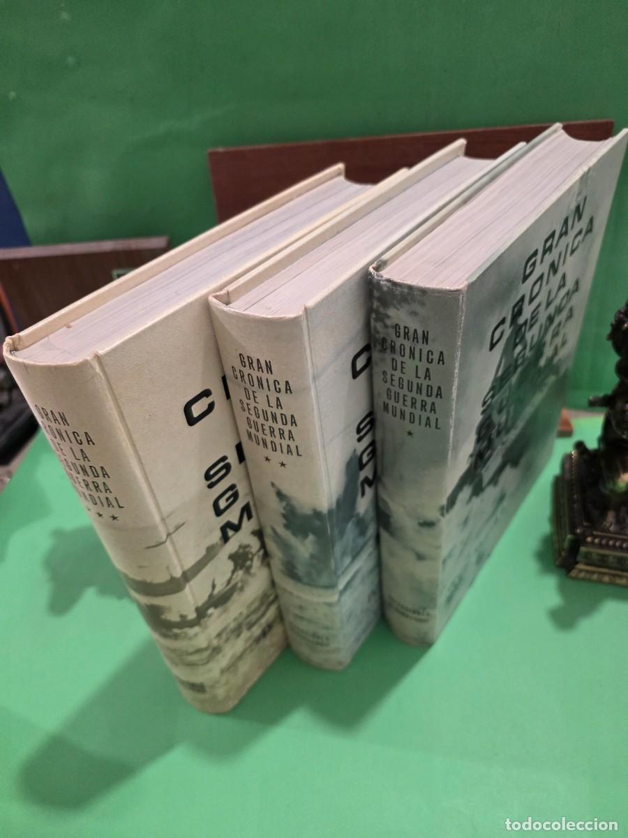 Libros de segunda mano: &rdquo;&rdquo;GRAN CR&Oacute;NICA DE LA SEGUNDA GUERRA MUNDIAL&rdquo;&rdquo;...TRES VOL&Uacute;MENES...VV. AA...SELEC. READER'S DIGEST...