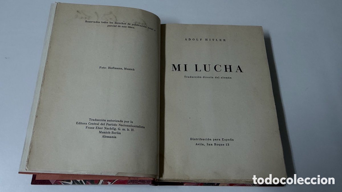 Libros de segunda mano: Mi Lucha (Adolf Hitler). - Foto 3