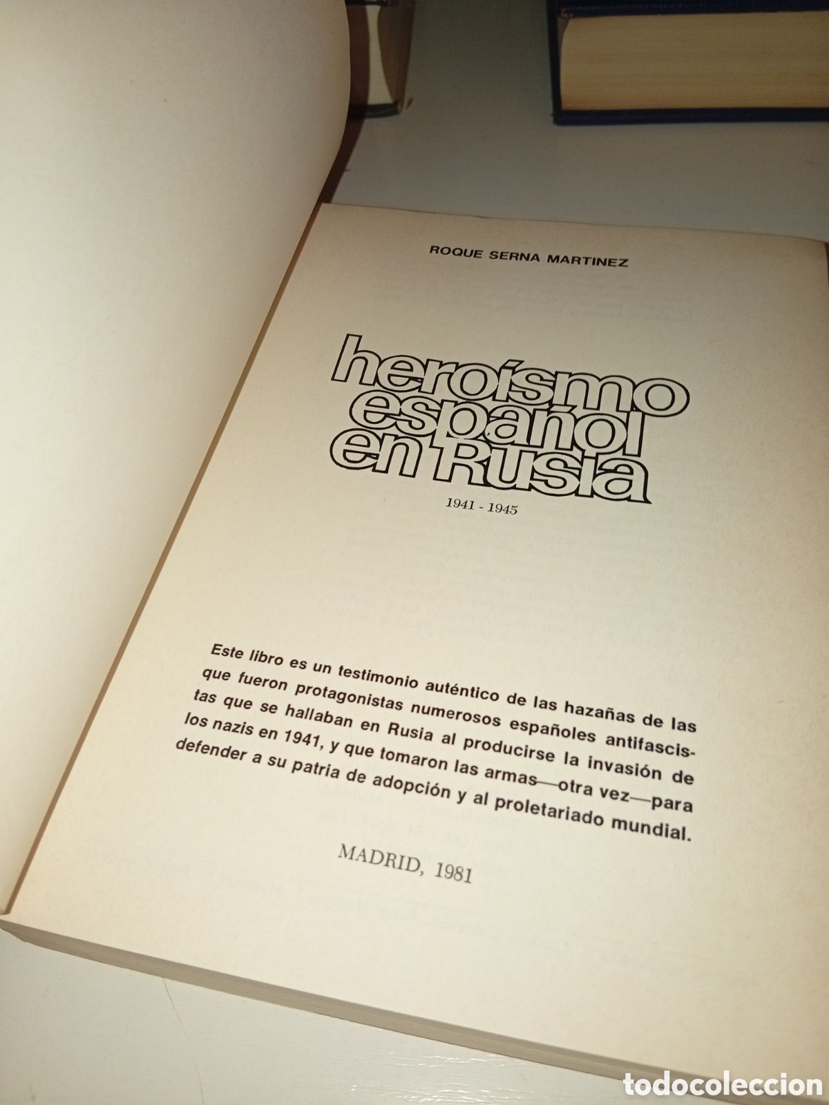 Libros de segunda mano: Hero&iacute;smo espa&ntilde;ol en Rusia - Foto 3