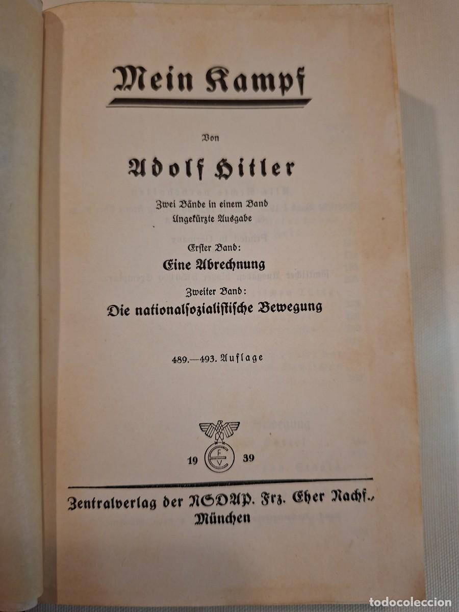 Libros de segunda mano: MEIN KAMPF/ Adolf Hitler - Foto 4