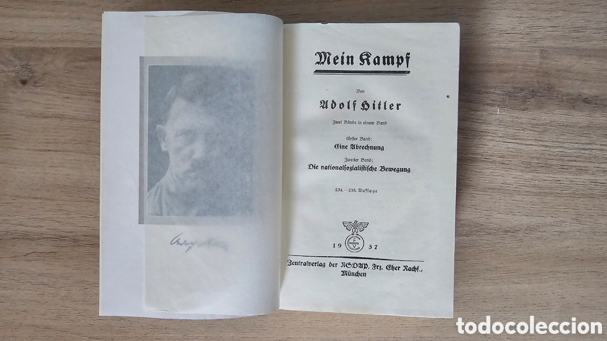 Libros de segunda mano: Mein Kampf 1937 completo - Foto 6