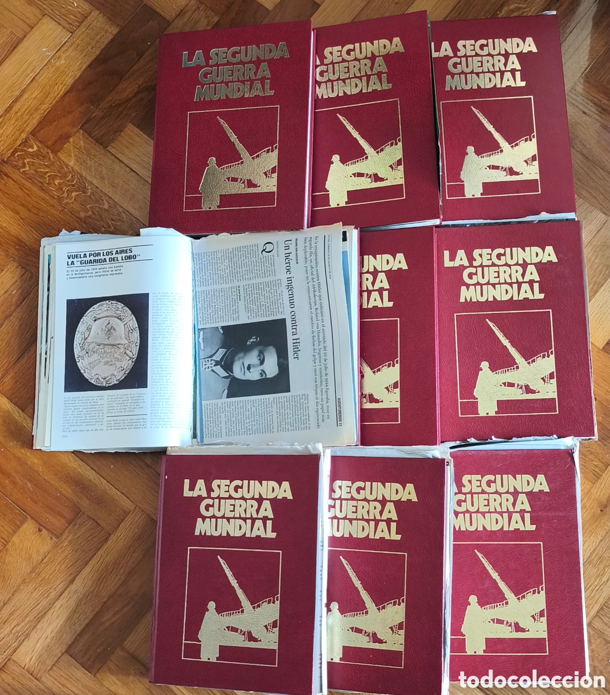 Libros de segunda mano: Enciclopedia. La Segunda Guerra Mundial SARPE (1978) COMPLETA, 9 Tomos + gran archivo de prensa hist