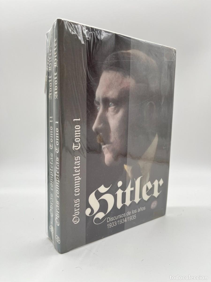 Libros de segunda mano: HITLER - DISCURSOS (Ed. Ediciones Ojeda) 2 Tomos Edici&oacute;n Completa