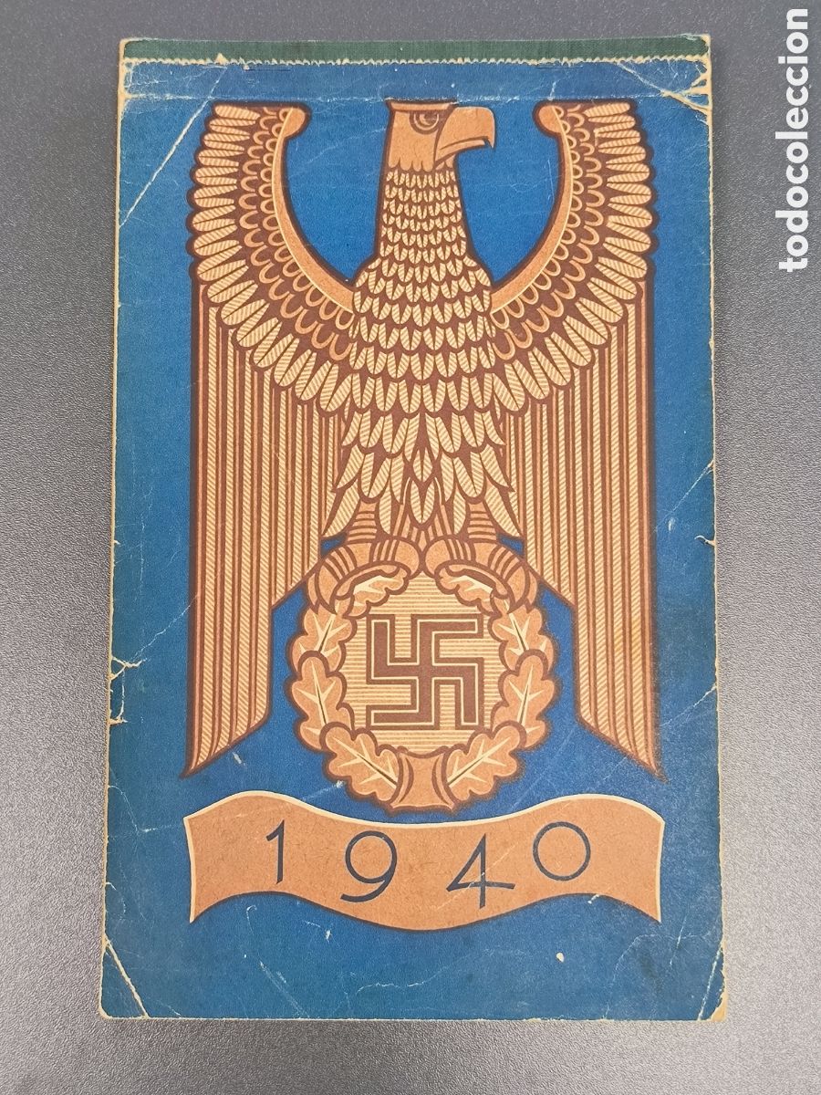 Libros de segunda mano: F&uuml;hrerkalender 1940 Adolf Hitler Heinrich Himmler Keitel Bormann Schwarz NSDAP SA Wehrmacht