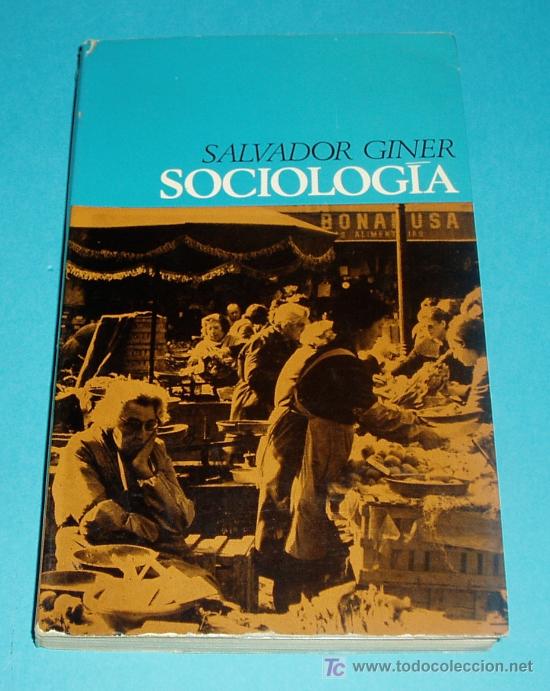 Libros de segunda mano: SOCIOLOG&Iacute;A. SALVADOR GINER - Foto 1