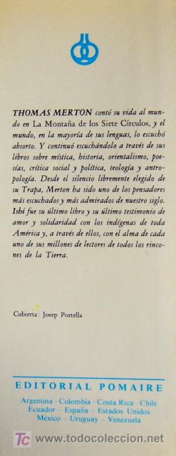 Libros de segunda mano: ISHI - THOMAS MERTON - Foto 4