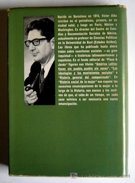 Libros de segunda mano: HISTORIA SOCIAL DE LA MUJER - VICTOR ALBA - Foto 2