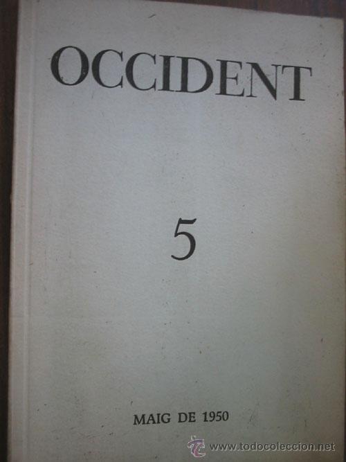 Libros de segunda mano: OCCIDENT 5. 1950