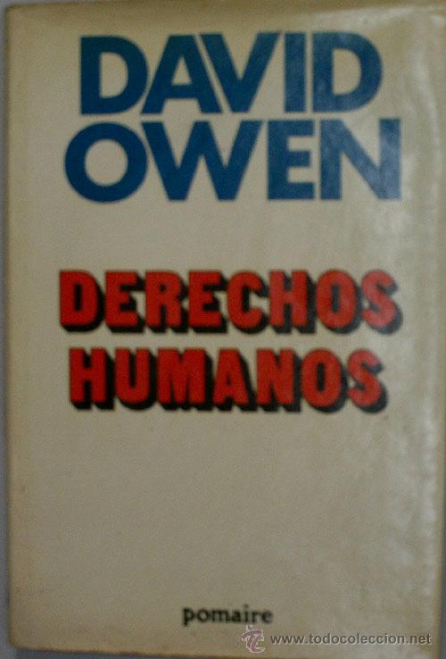 Libros de segunda mano: DERECHOS HUMANOS. OWEN David. 1978 - Foto 1