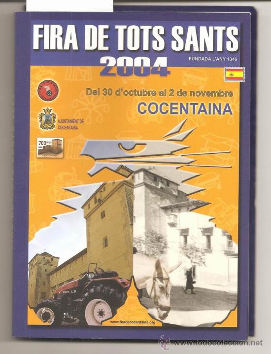 Libros de segunda mano: Fira de Tots Sants. Cocentaina 2004 - Foto 1