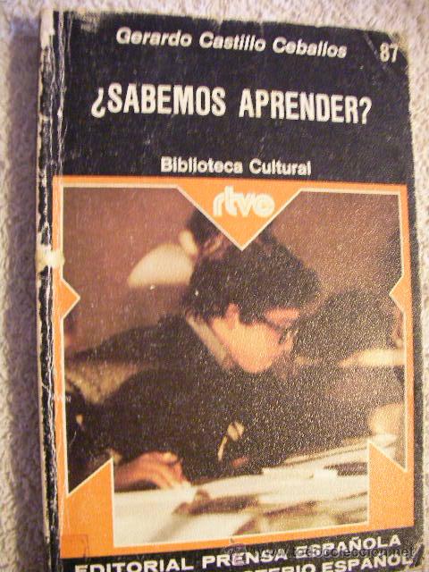 Libros de segunda mano: &iquest;SABEMOS APRENDER? DE GERARDO CASTILLO CEBALLOS - CG6 - Foto 1