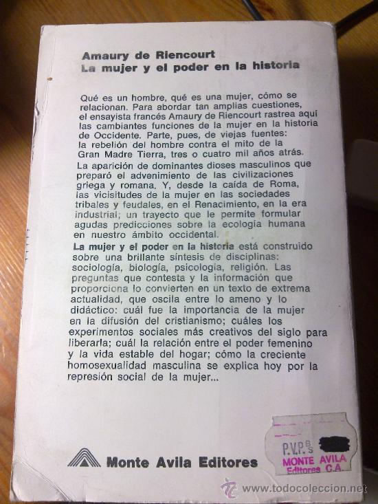 Libros de segunda mano: La mujer y el poder en la historia. Amaury de Riencourt - Foto 6