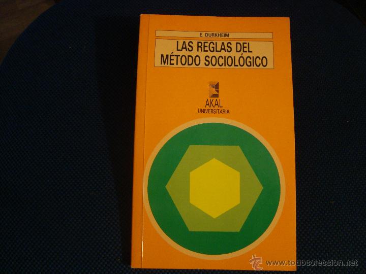 Libros de segunda mano: (637) LAS REGLAS DEL METODO SOCIOLOGICO - Foto 1