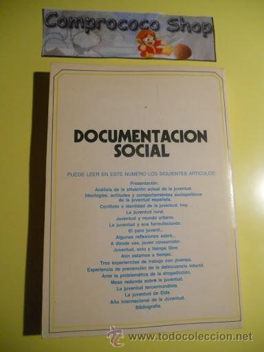 Libros de segunda mano: Documentaci&oacute;n Social - La juventud espa&ntilde;ola en la d&eacute;cada de los 80 - Foto 2