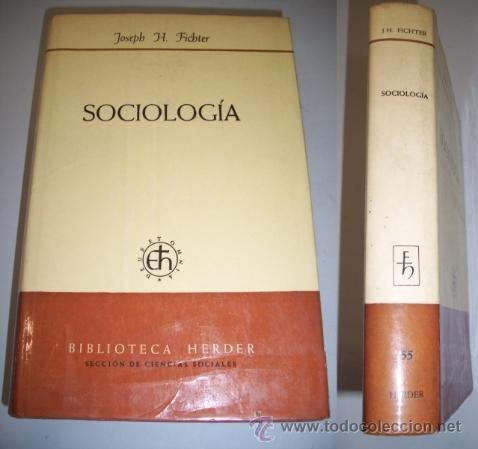 Libros de segunda mano: FICHTER, Joseph H. Sociolog&iacute;a - Foto 1