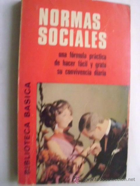 Libros de segunda mano: NORMAS SOCIALES. MAS&Oacute;, Sara. 1973 - Foto 1