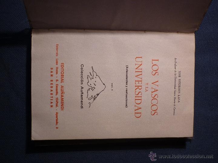 Libros de segunda mano: Los vascos y la universidad - Foto 3