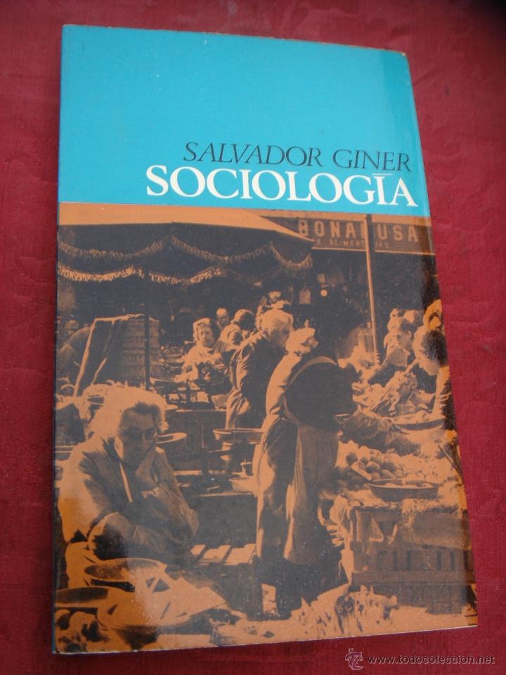 Libros de segunda mano: SOCIOLOGIA. SALVADOR GINER - Foto 1