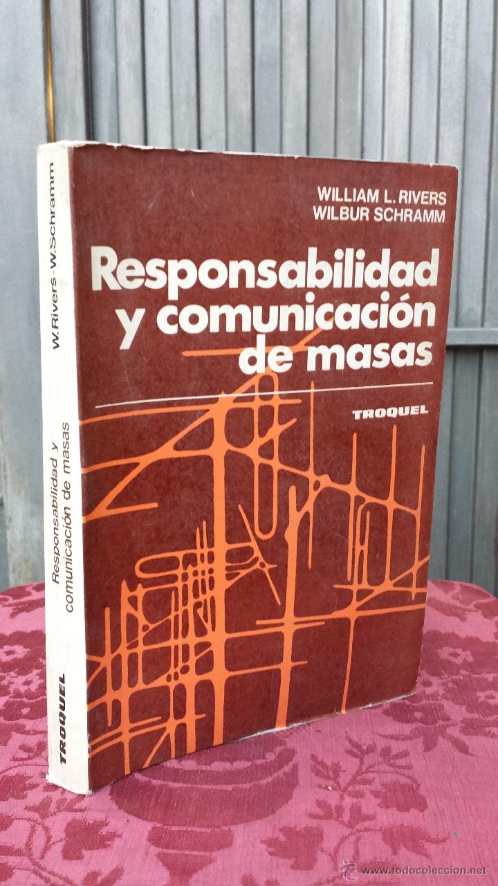 Libros de segunda mano: RESPONSABILIDAD Y COMUNICACI&Oacute;N DE MASAS. TROQUEL - Foto 1