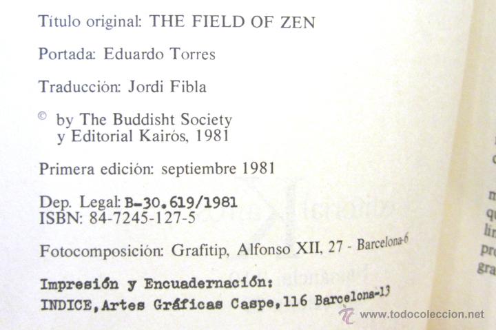 Libros de segunda mano: EL AMBITO DEL ZEN (8) - Foto 2