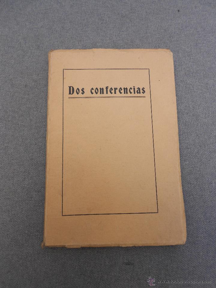 Libros de segunda mano: DOS CONFERENCIAS - Foto 1