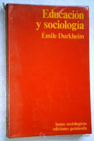 Educación Y Sociología Por Emile Durkheim De Ed - Compra Venta En ...