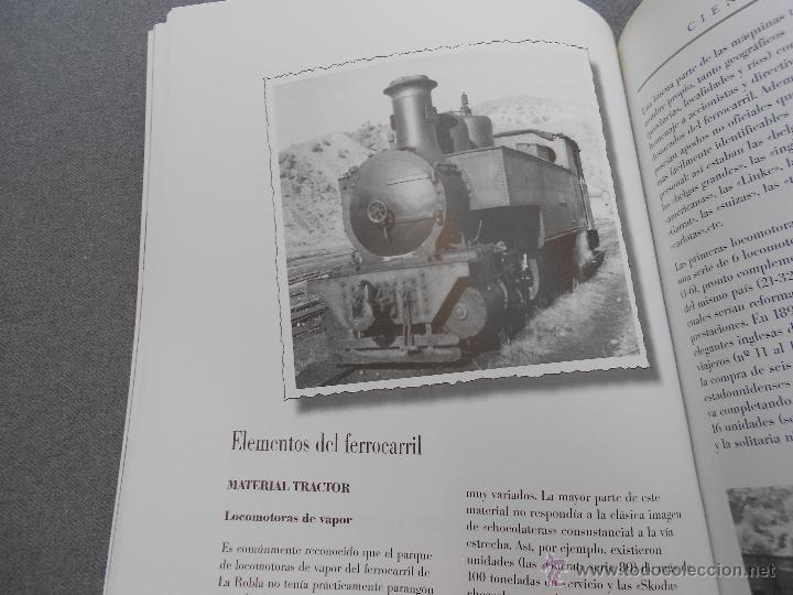Libros de segunda mano: CIEN A&Ntilde;OS DEL HULLERO - FERROCARRIL DE LA ROBLA - Foto 3
