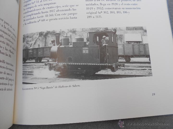 Libros de segunda mano: CIEN A&Ntilde;OS DEL HULLERO - FERROCARRIL DE LA ROBLA - Foto 4