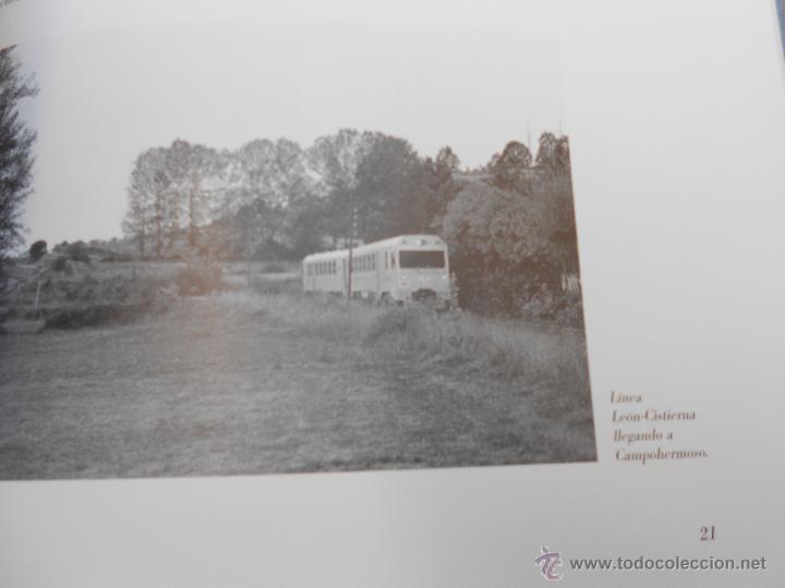 Libros de segunda mano: CIEN A&Ntilde;OS DEL HULLERO - FERROCARRIL DE LA ROBLA - Foto 5