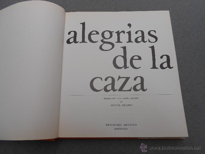 Libros de segunda mano: ALEGRIAS DE LA CAZA - Foto 2