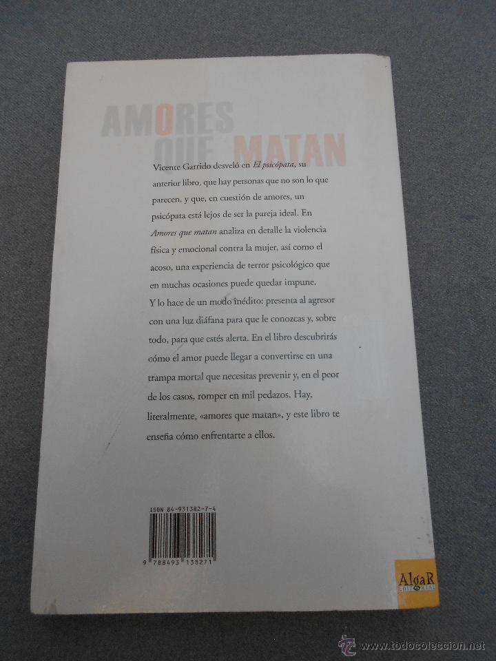Libros de segunda mano: AMORES QUE MATAN - Foto 4