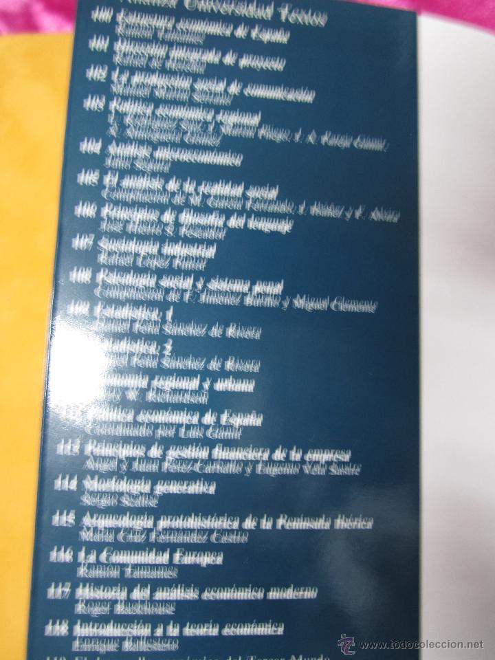 Libros de segunda mano: SOCIOLOGIA ANTHONY GIDDENS ALIANZA E6 - Foto 3