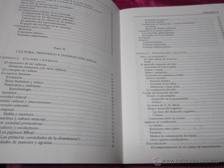 Libros de segunda mano: SOCIOLOGIA ANTHONY GIDDENS ALIANZA E6 - Foto 4