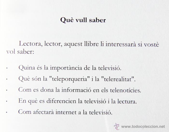 Libros de segunda mano: LA TELEVISIO ESPECTACLE / V. M. AMELA / ED. UOC 2008 / 1&ordf; EDICION - Foto 3