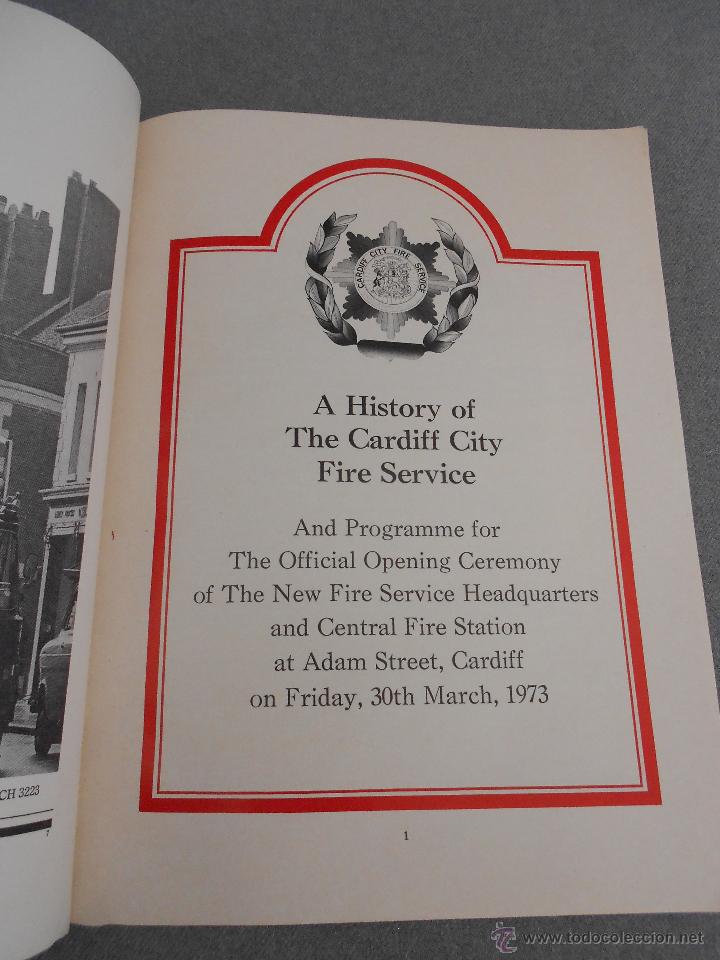 Libros de segunda mano: HISTORIA DE LOS BOMBEROS DE CARDIFF - Foto 3