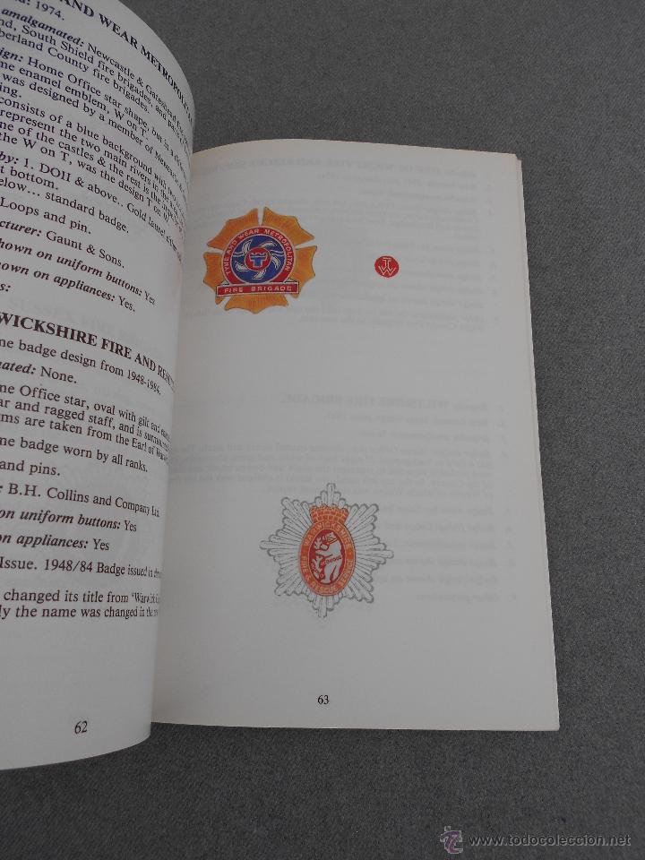 Libros de segunda mano: INSIGNIAS DE SERVICIO DE BOMBEROS BRITANICOS - Foto 5