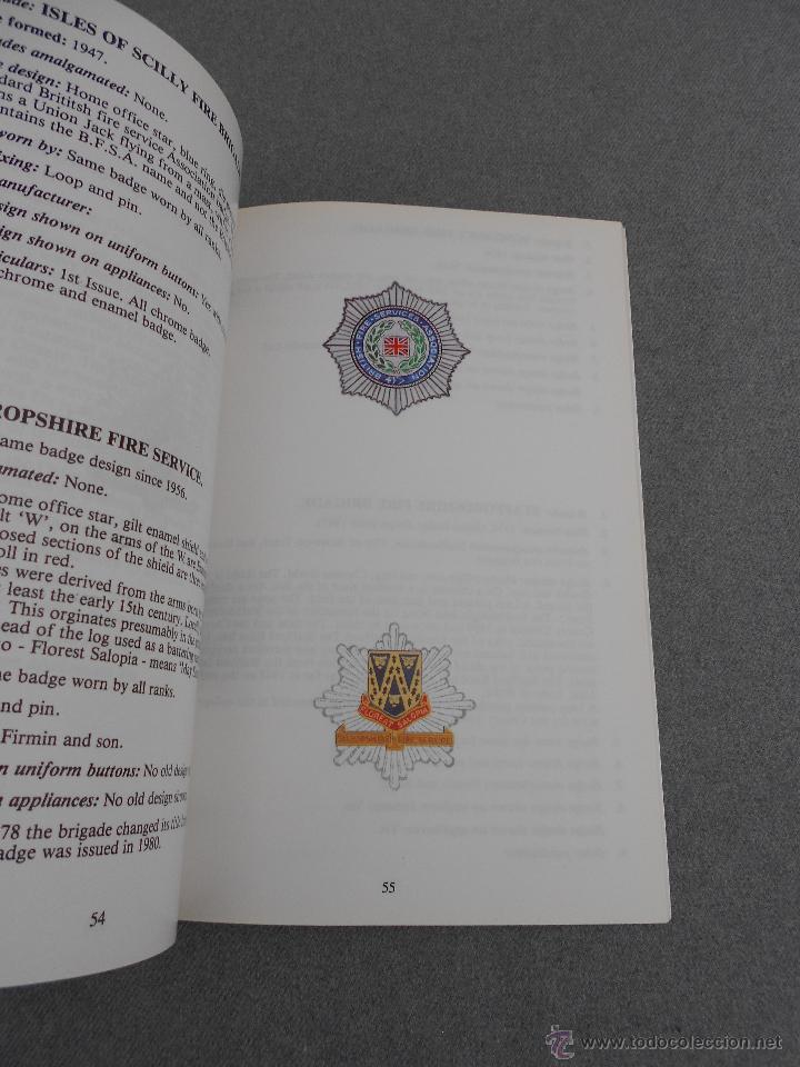 Libros de segunda mano: INSIGNIAS DE SERVICIO DE BOMBEROS BRITANICOS - Foto 6