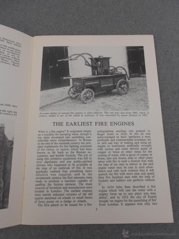 Libros de segunda mano: CAMIONES DE BOMBEROS. FIRE ENGINES - Foto 3